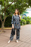 Designer 2 Pcs Golden Elegant Co-Ord Set