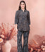 Grey Abstract Premium 2 Pcs Co-Ord Set for Women