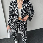 Stylish Zebra Print Co-Ord Set