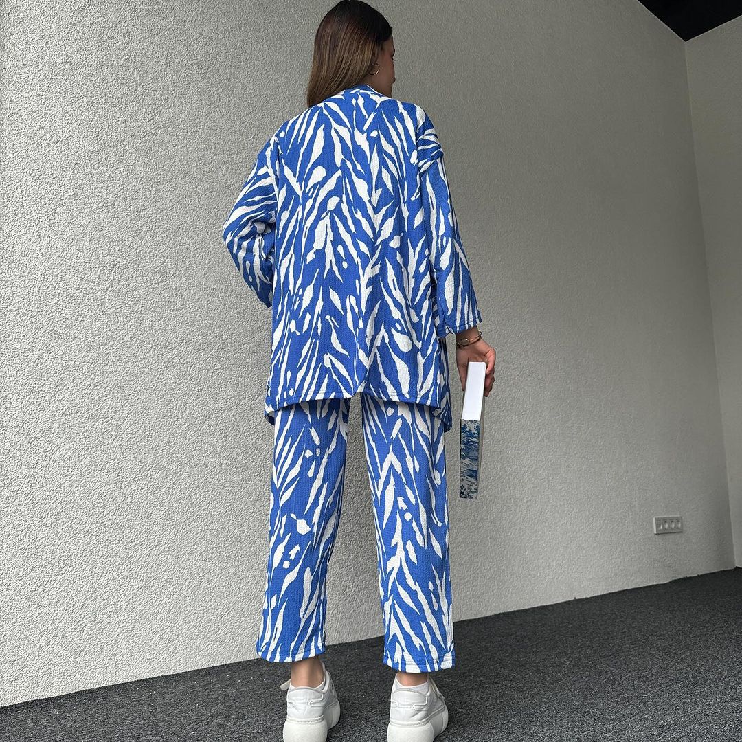 Stylish Zebra Print Co-Ord Set