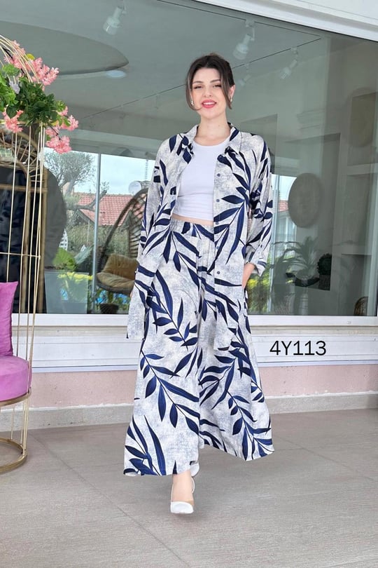 Stylish Leaves 2 Pcs Co-Ord Sets