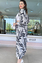 Stylish Leaves 2 Pcs Co-Ord Sets