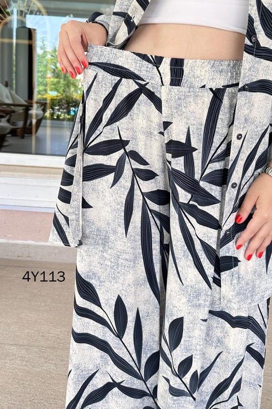 Stylish Leaves 2 Pcs Co-Ord Sets