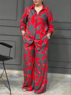 Stylish lava Print 2 Pcs Co-Ord Sets