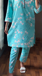 Stylish 2 Pcs Radiant Print Co-ord Set