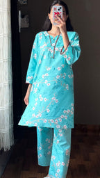 Stylish 2 Pcs Radiant Print Co-ord Set