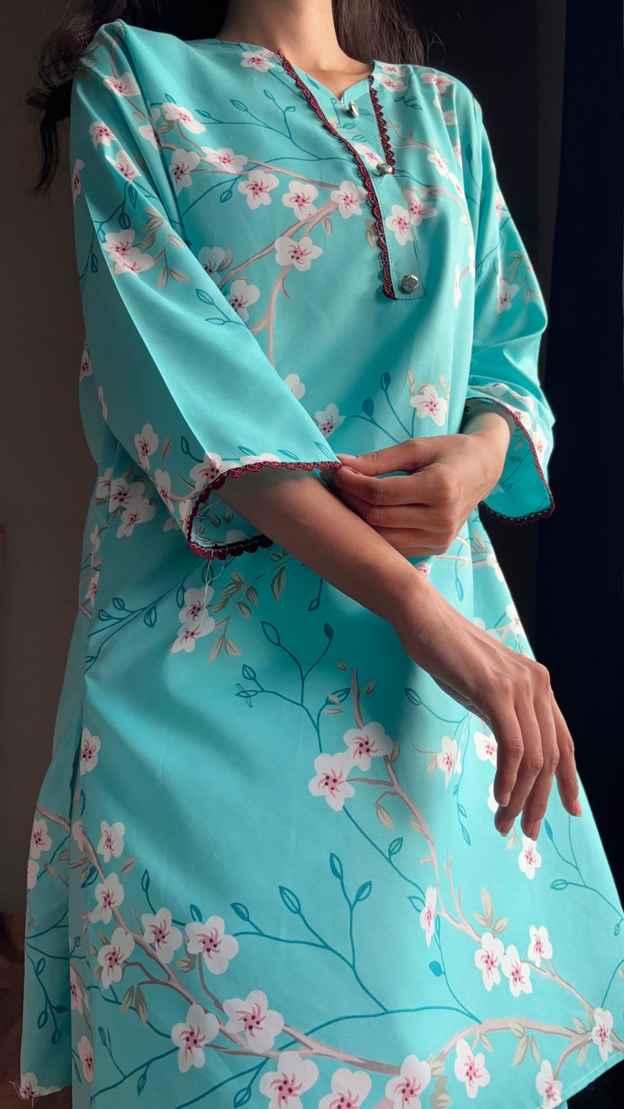 Stylish 2 Pcs Radiant Print Co-ord Set