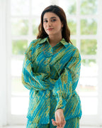 Green Zoy Printed CO-ords