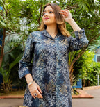 Designer 2 Pcs Golden Elegant Co-Ord Set